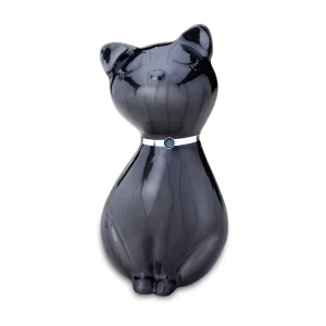 PrincessCat™ Katze Tierurne Midnight mit Kristall