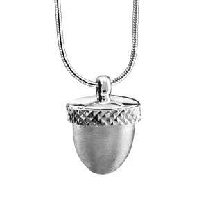 Acorn™ Asche Anhänger Silber mit Halskette