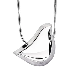 LoveBird™ Vogel Asche Anhänger Silber mit Halskette