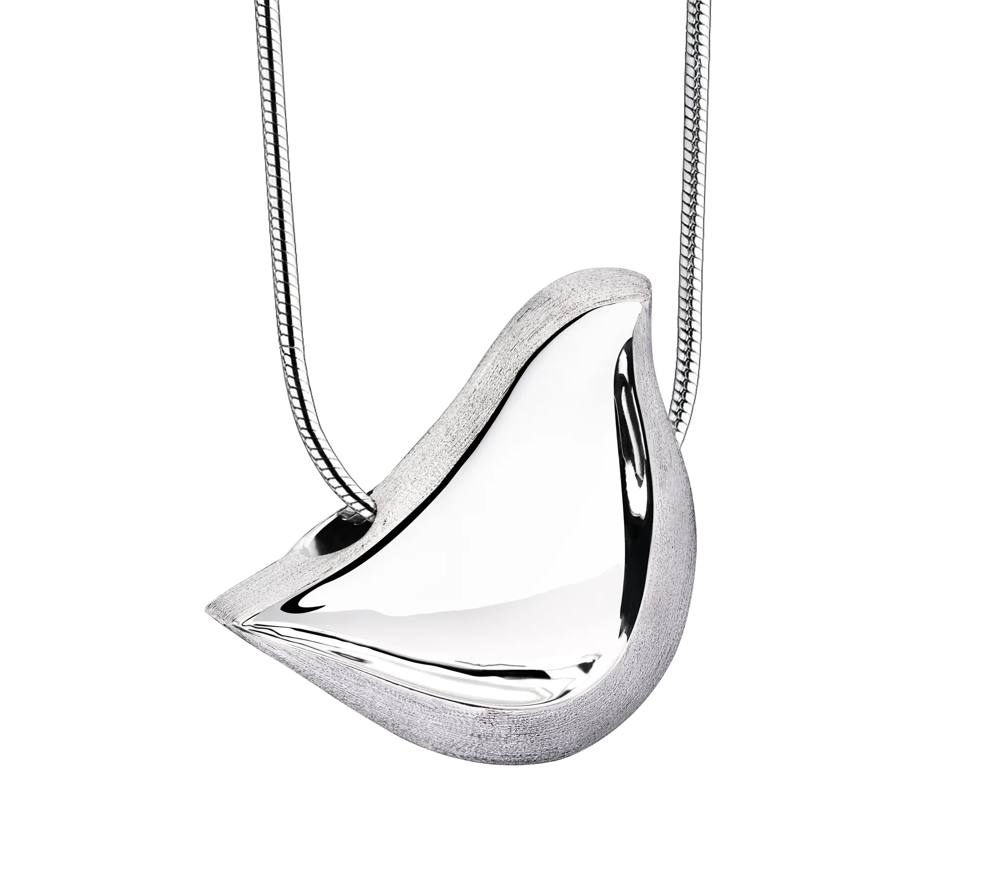 LoveBird™ Vogel Asche Anhänger Silber mit Halskette