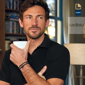 Herren-Aschearmband geflochtenes leder Braun - Black Edition – Bild 4