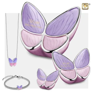 Wings of Hope™ große Urne Schmetterling Lavendel – Bild 6