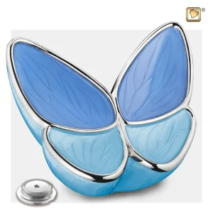 Wings of Hope™ große Urne Schmetterling Blau – Bild 3