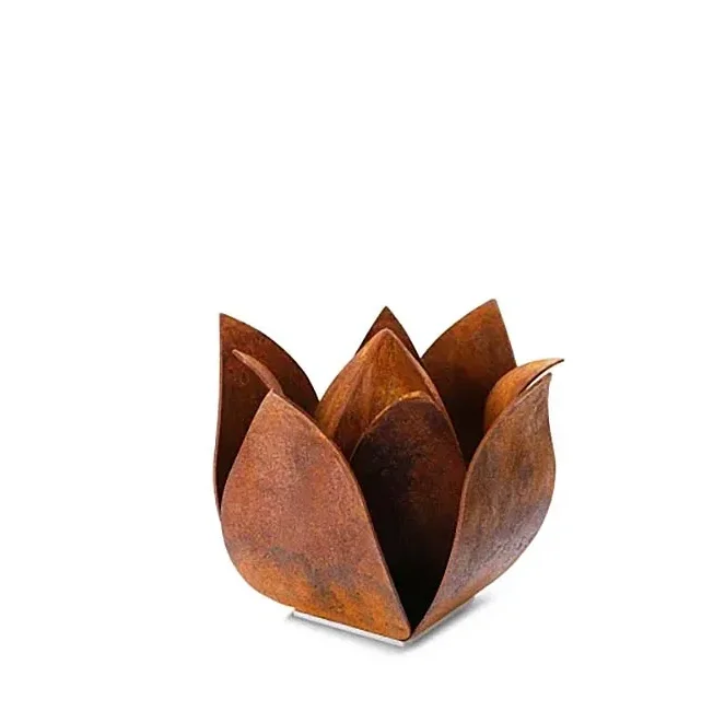 Tulpe Mini-Urne Rost Cortenstahl