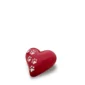 Mini-Tierurne Herz Perlmuttrot