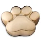 LovePaw™ Große Pfotenabdruck Tierurne gebürstetes Gold