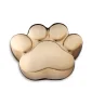 LovePaw™ medium Pfotenabdruck Tierurne gebürstetes Gold