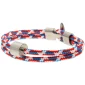 Herren-Aschearmband Cord Tommy & Edelstahl