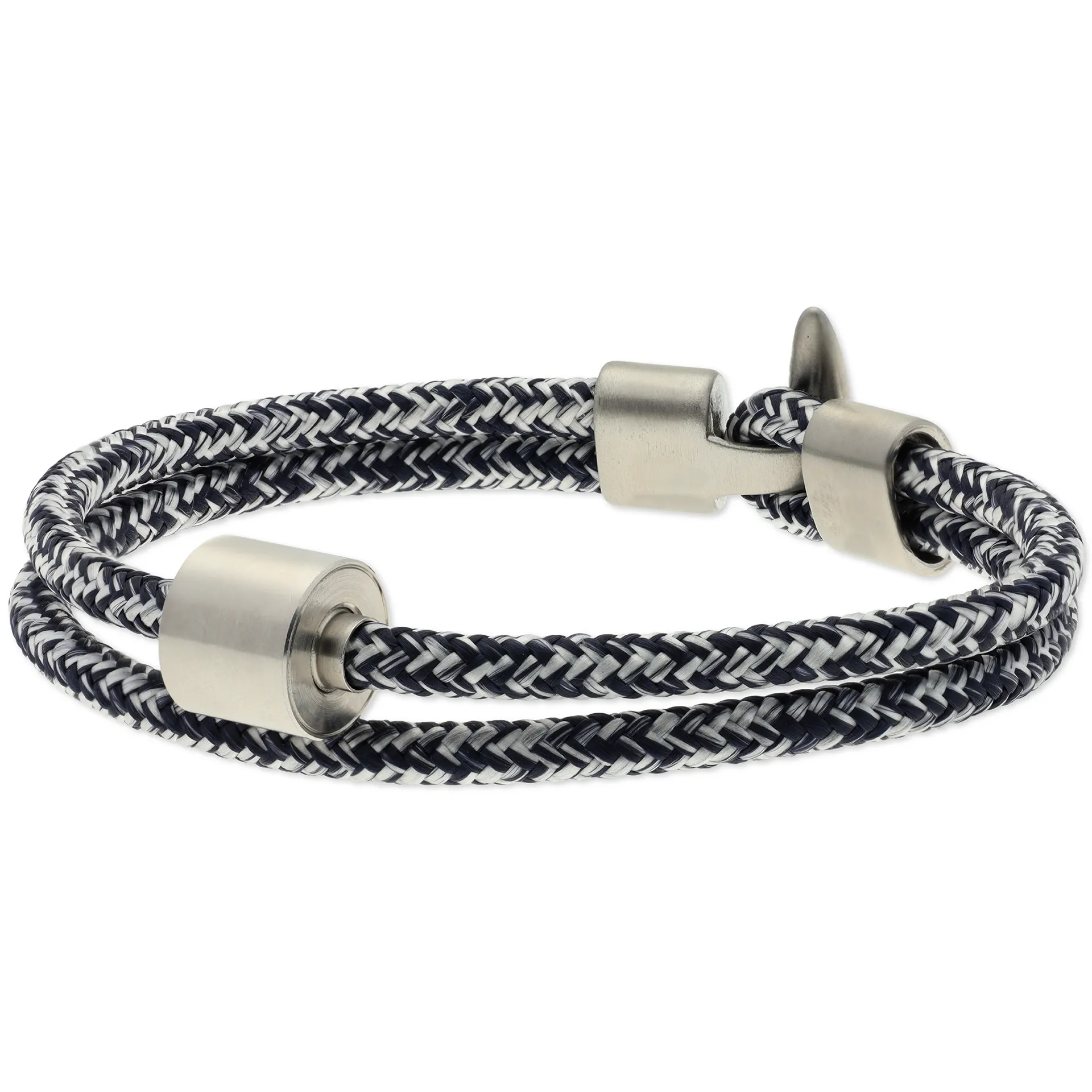 Herren-Aschearmband Cord Jeans & Edelstahl
