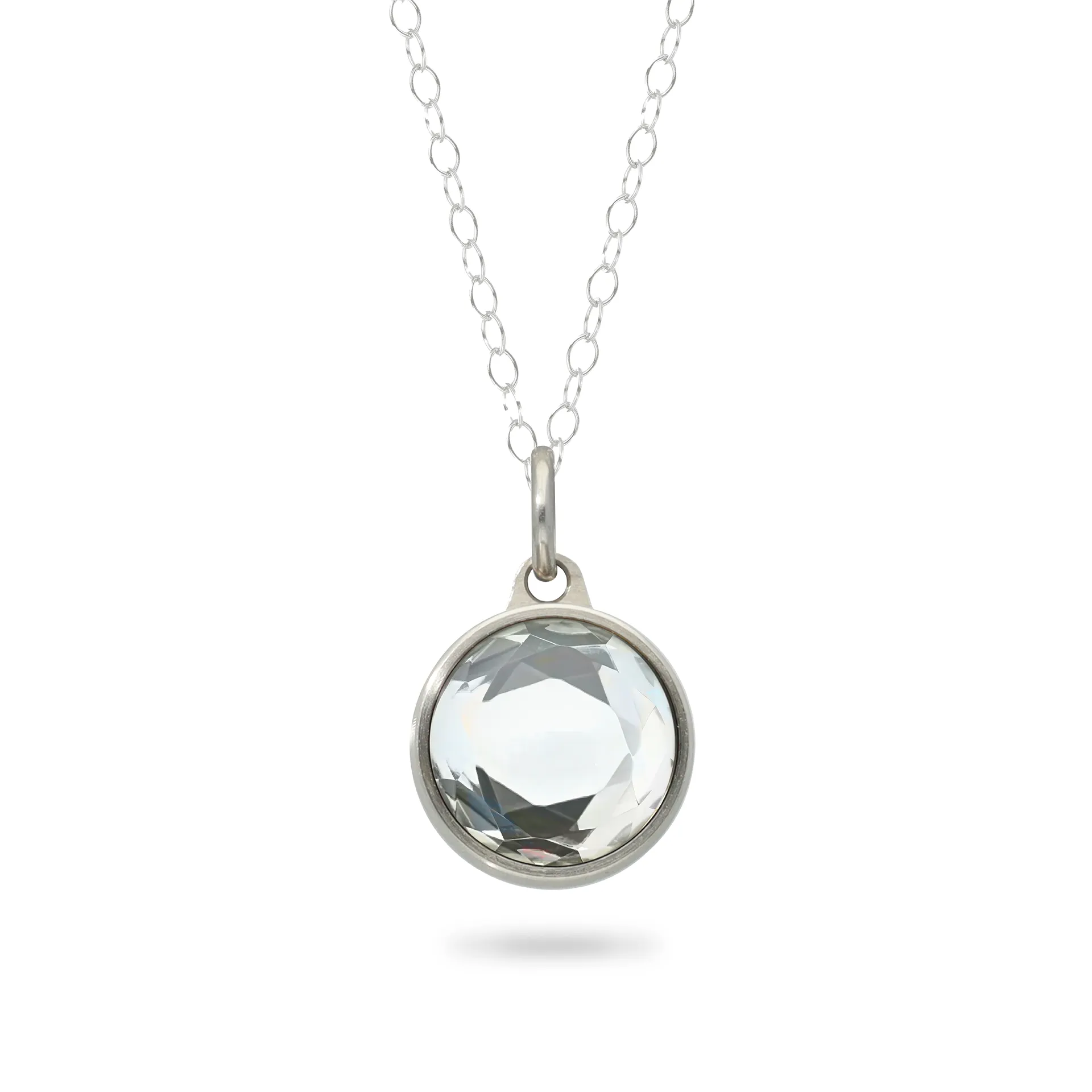 Asche Anhänger / Ascheschmuck Kristall Edelstahl