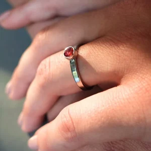 Birthstone Asche-Ringe