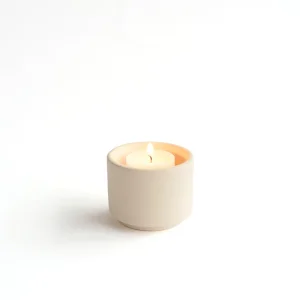 Mini-Urne Teelichthalter Helios beige Engobe