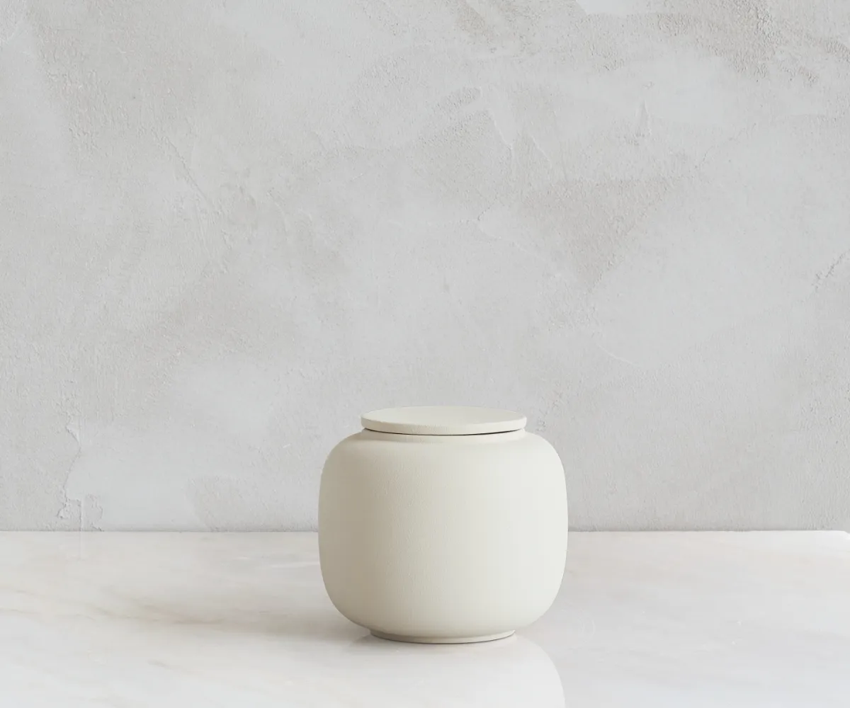 Kleine Urne Seres beige Engobe