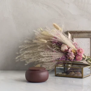 Mini-Urne Seres rotbraun Engobe – Bild 3