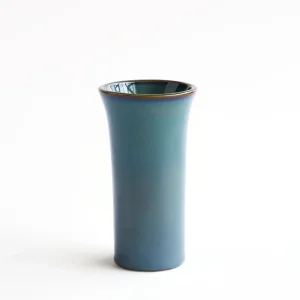 Keramisch vaasje Tulipa groen & blauw keramiek