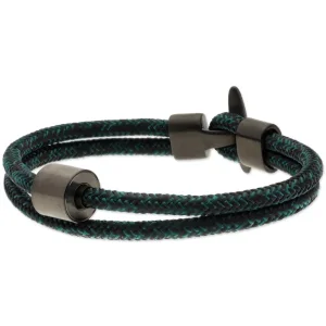 Herren-Aschearmband Cord Petrol - Black Edition