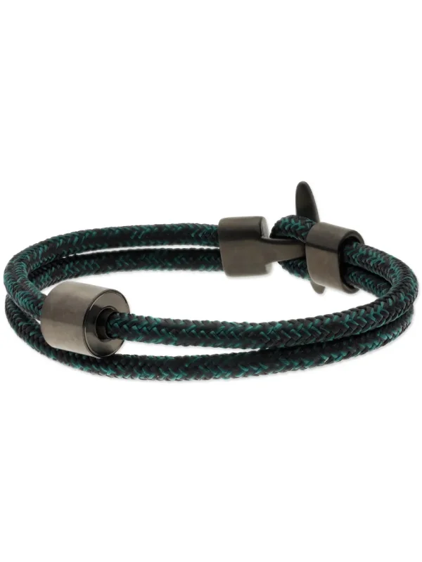 Herren-Aschearmband Cord Petrol - Black Edition