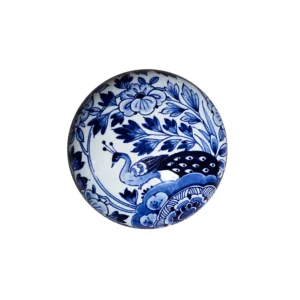 Royal Delft Memento Blue Pebble Bird in Paradise Mini-Urne