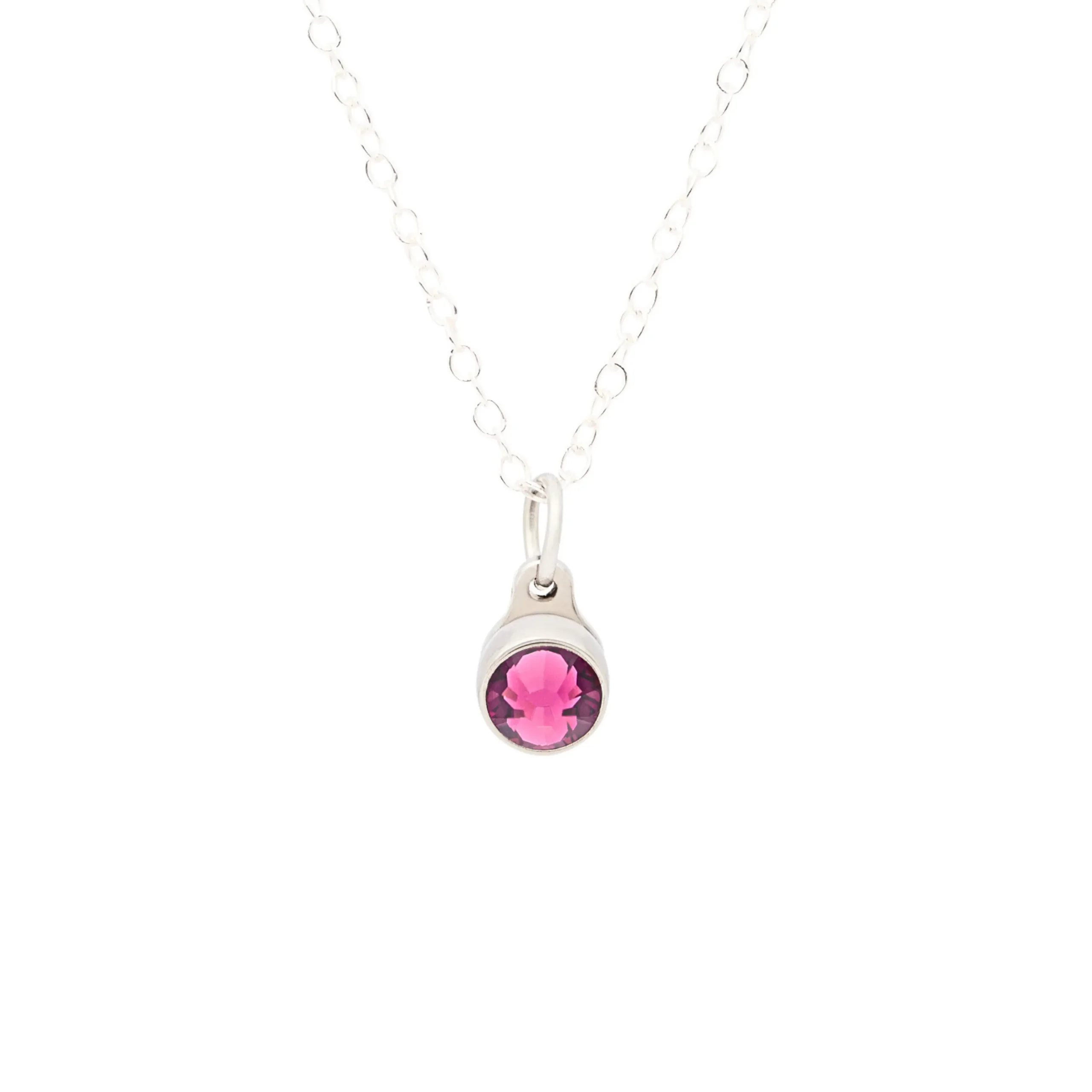 Birthstone Asche Anhänger Februar Amethyst Edelstahl