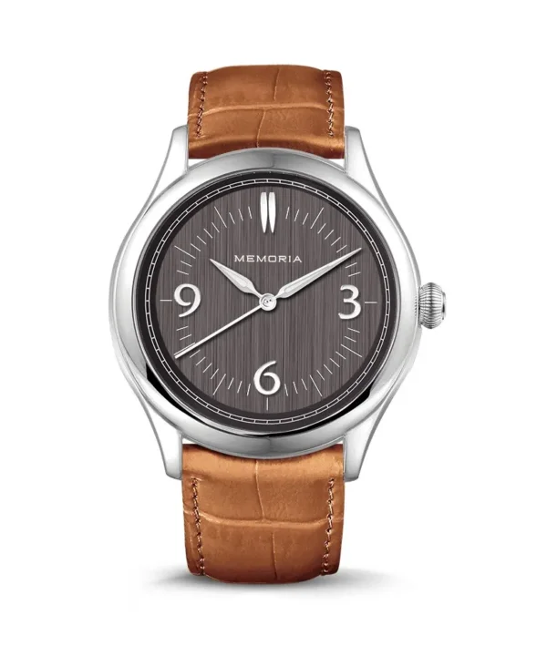 Memoria as urn gedenkhorloge Amare Misty cognac brown