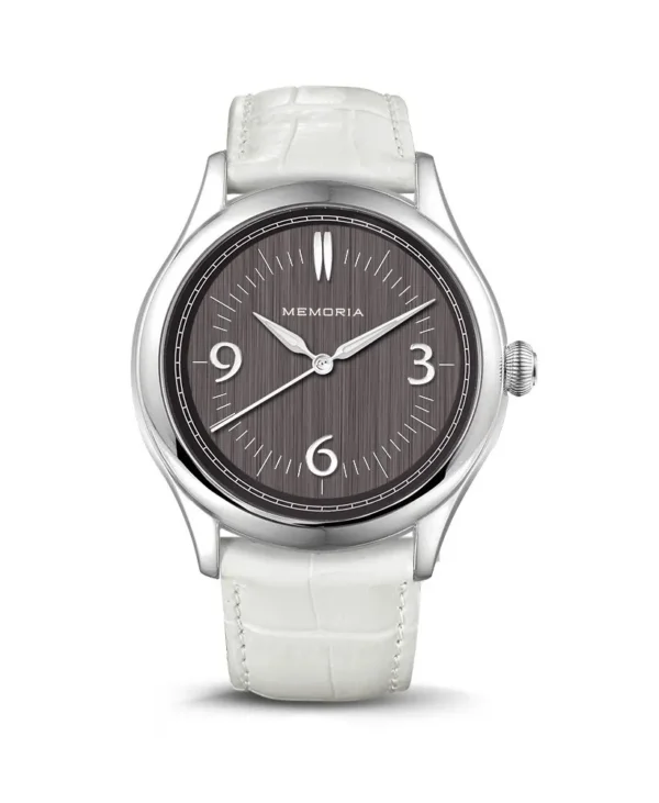Memoria as urn gedenkhorloge Amare Misty white