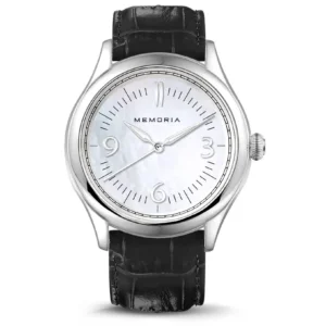 Memoria as urn gedenkhorloge Amare Pearl black