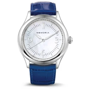 Memoria as urn gedenkhorloge Amare Pearl ocean blue