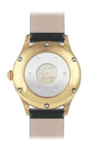 Venster met tekst Memoria Watches