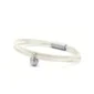 Charm Aschearmband perlmutt Leder Edelstahl