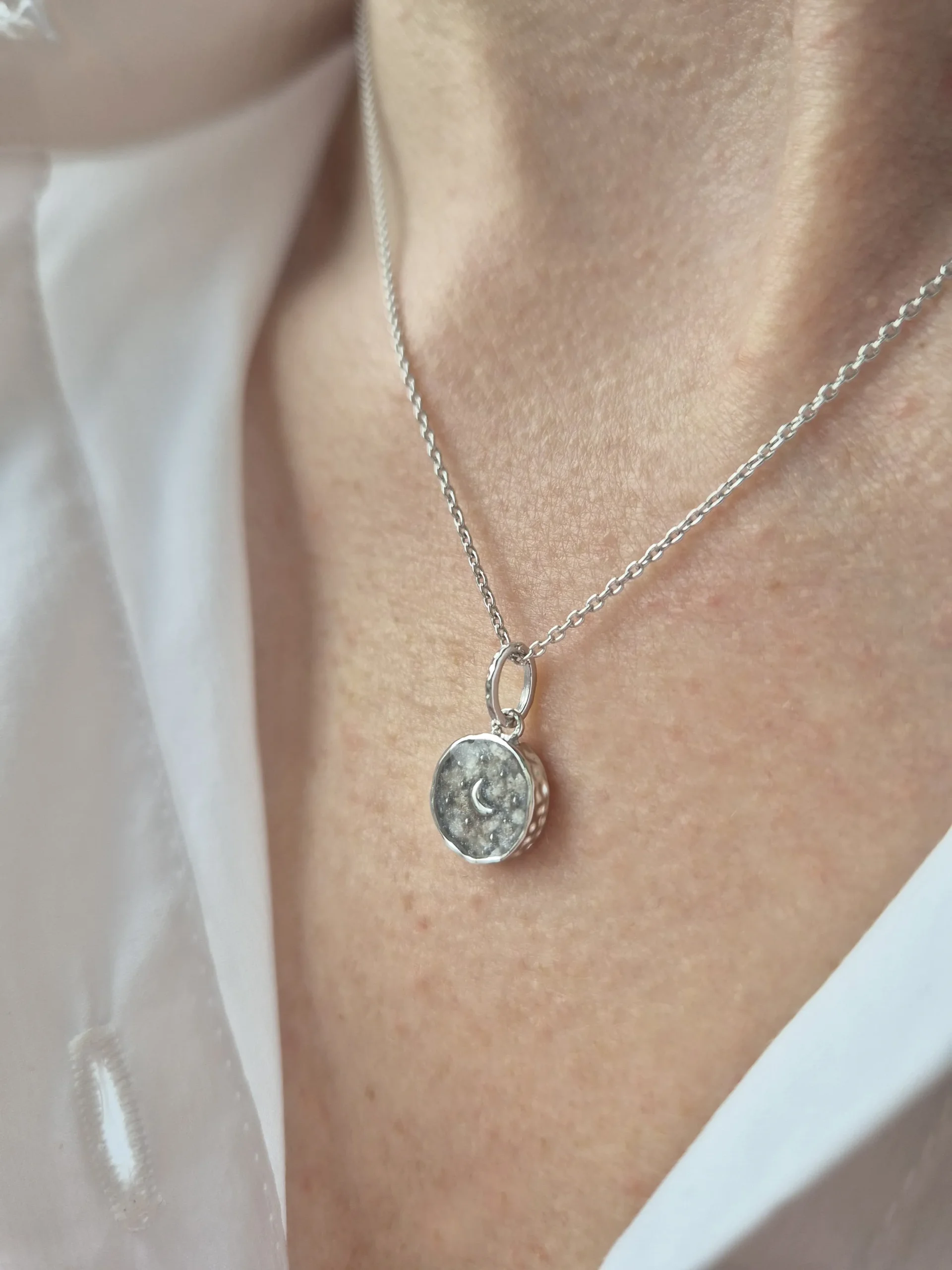 My Moon and Stars ashanger/assieraad zilver white