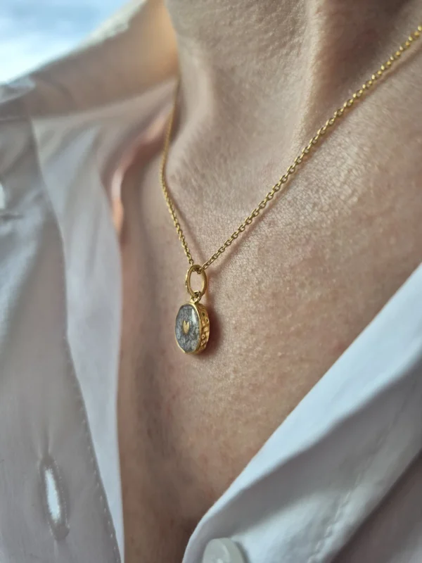 My Heart ashanger/assieraad koesterjuweel goud white