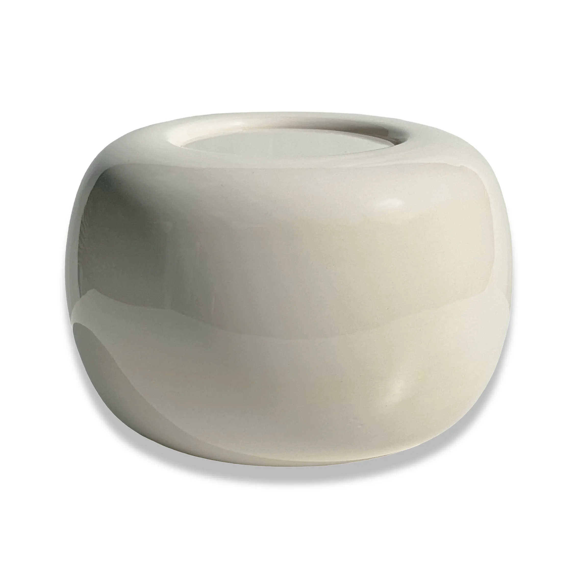 Urne Keramik Luz Glänzend Weiß