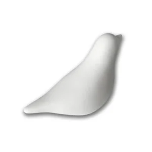 Mini-Urne Keramik Vogel Weiß – Bild 4