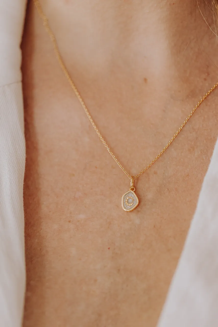 Memento Ascheanhänger / Ascheschmuck mit Initial modell