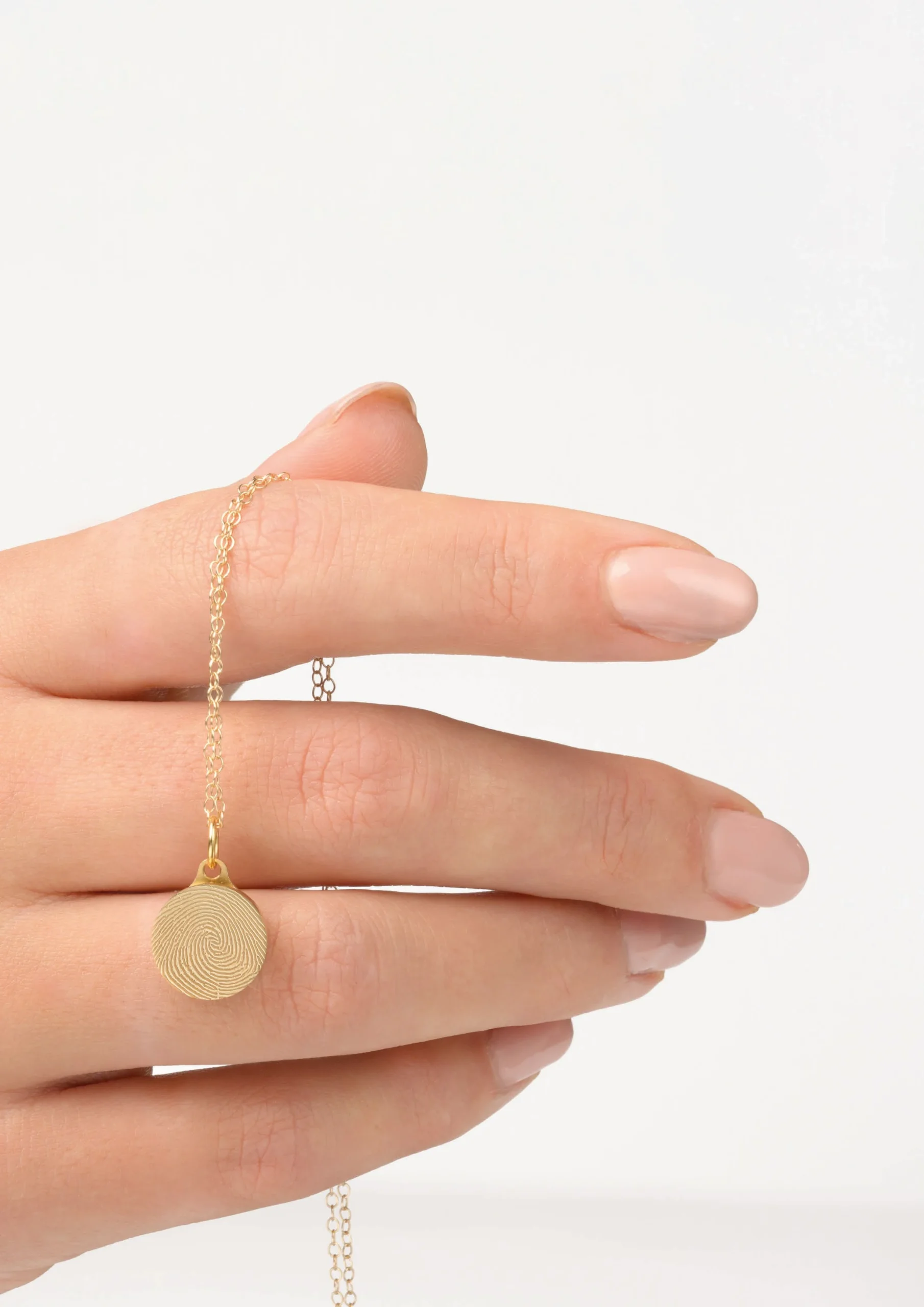 Gravierbarer Asche Anhänger / Ascheschmuck Vergoldet model