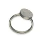 Gravierbarer Asche Ring / Ascheschmuck Edelstahl