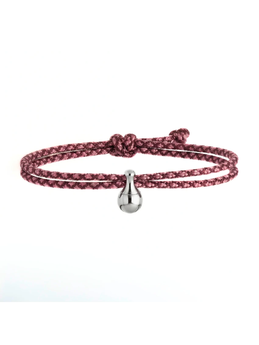 Jubilee Aschearmband Rosa & Mauve mit Edelstahl
