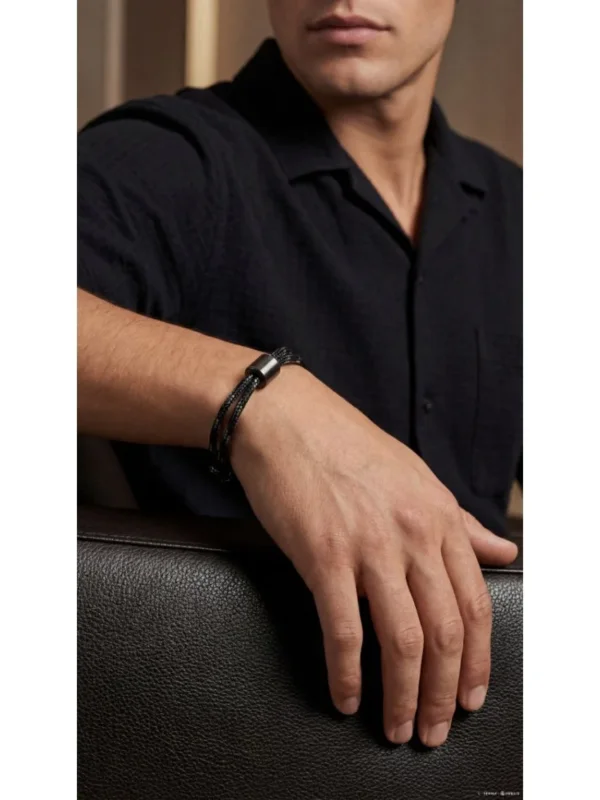 Jubilee Herren-Aschearmband Black Edition model