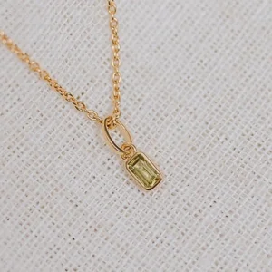 Birthstone Anhänger August Peridot