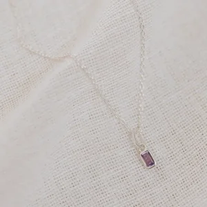 Birthstone Anhänger Februar Amethyst – Bild 3