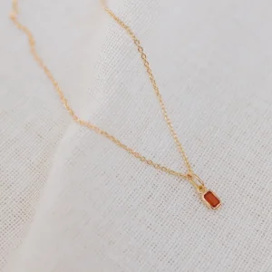 Birthstone Anhänger Januar Granat – Bild 3