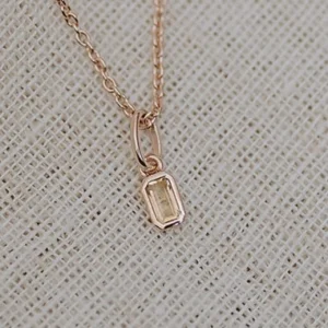 Birthstone Anhänger November Gelber Topas