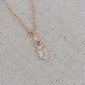 Birthstone Anhänger Oktober Rosenquarz
