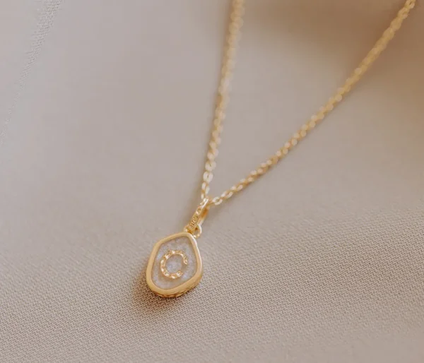 Memento Ascheanhänger / Ascheschmuck mit Initial